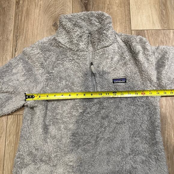PATAGONIA Women's Los Gatos 1/4 Zip Pullover Fleece Sweater Size M In Gray - Picture 6 of 9